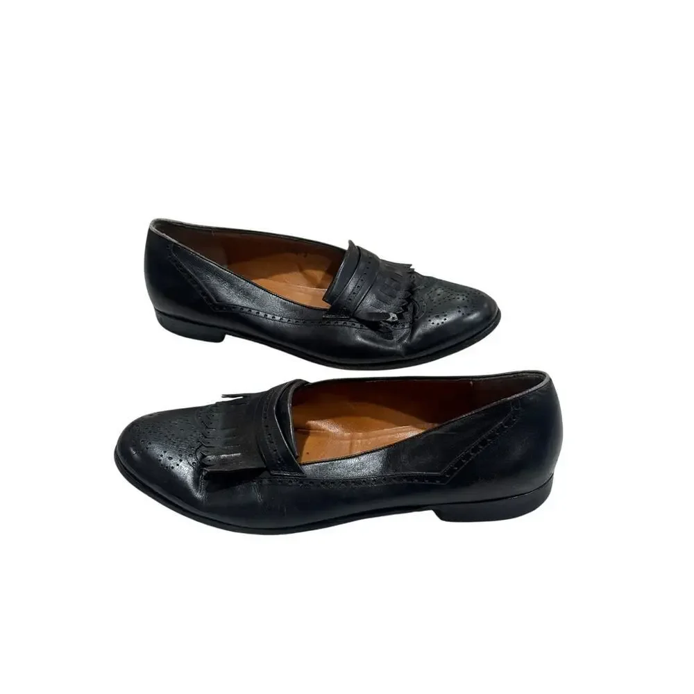 Salvatore Ferragamo Men's Black Loafers size 10.5